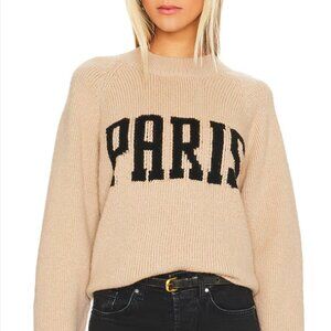 NWT ANINE BING  Kendrick University Paris Sweater, Size Small